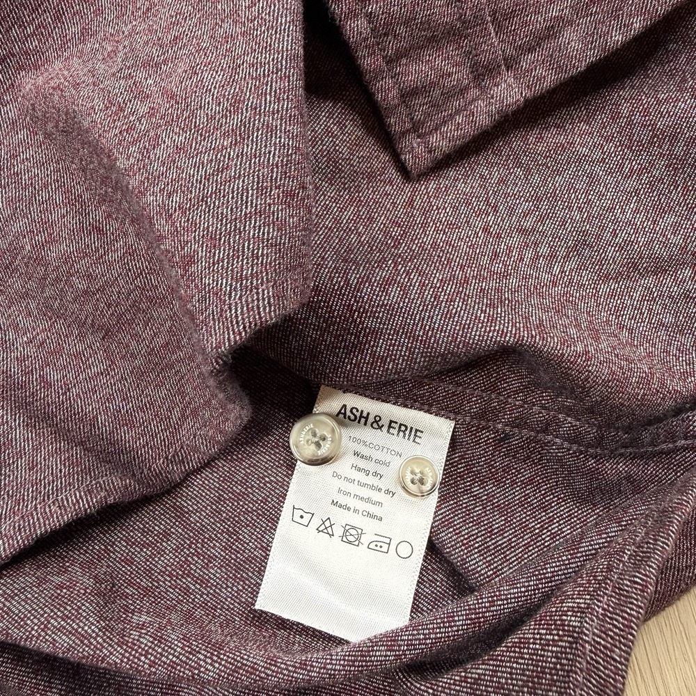 Ash & Erie Button Down Shirts Pockets Long Sleeve Standard Fit Size XS Lot Of 2 - Picture 8 of 15